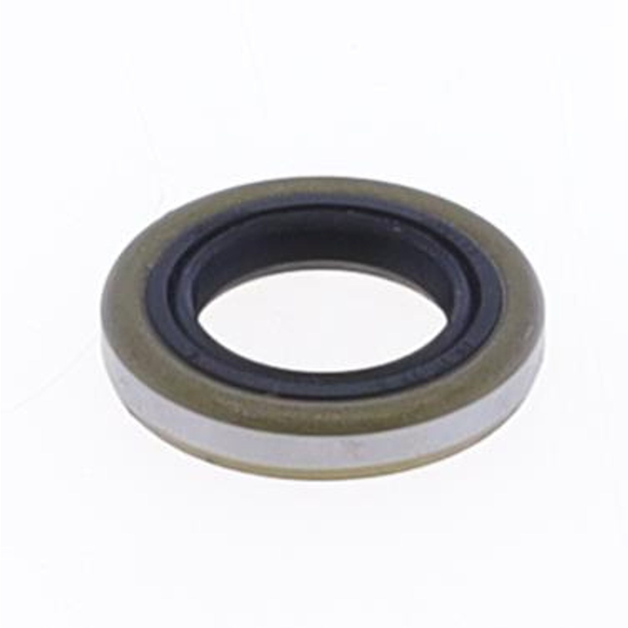 Oil Seal with Metal Exterior 17x28x5 mm in NBR with one Seal-lip, one Dust Lip and Spring-0
