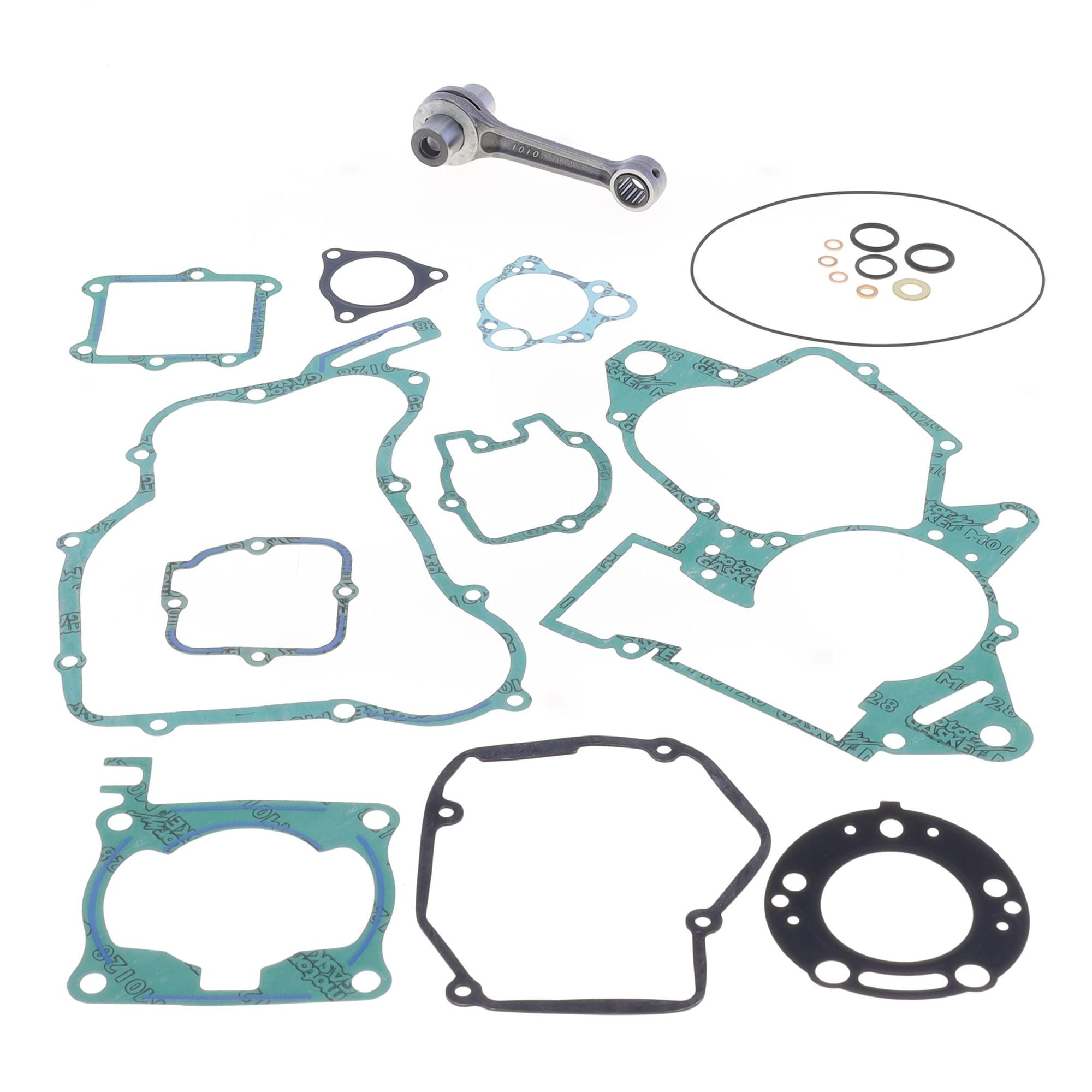 Connecting rod kit with engine gasket kit-0
