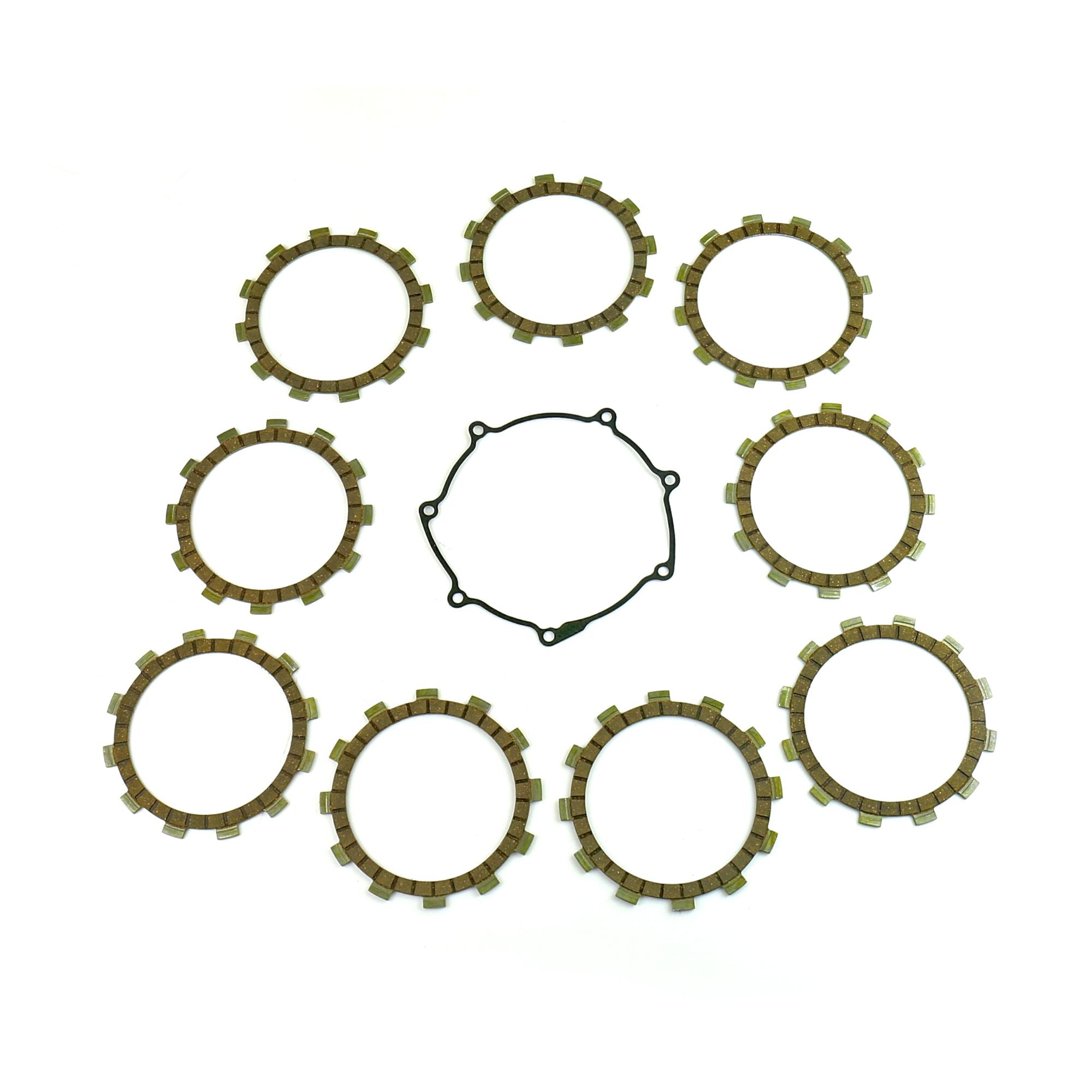 Friction Plates Kit with Clutch Cover Gasket-0