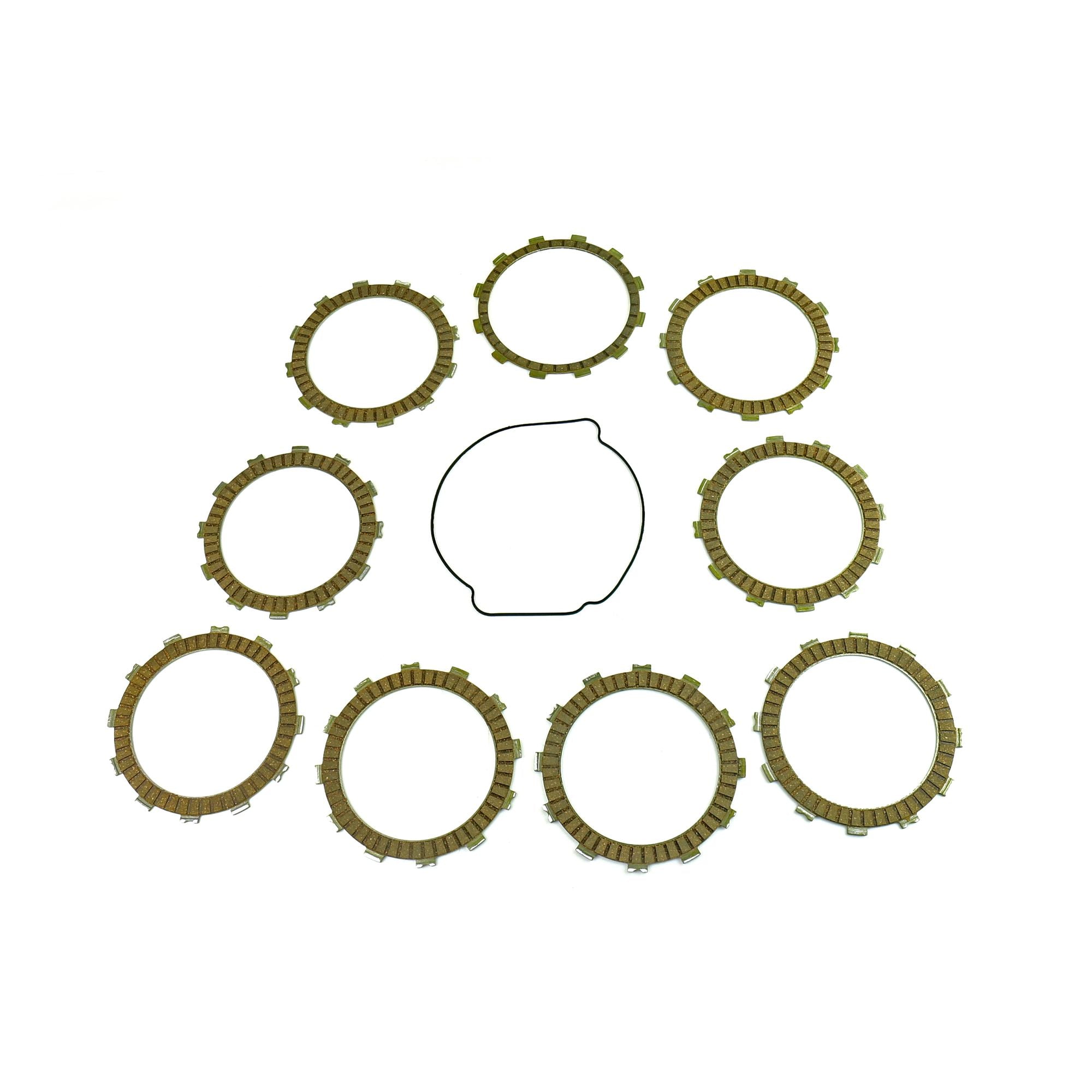 Friction Plates Kit with Clutch Cover Gasket-0