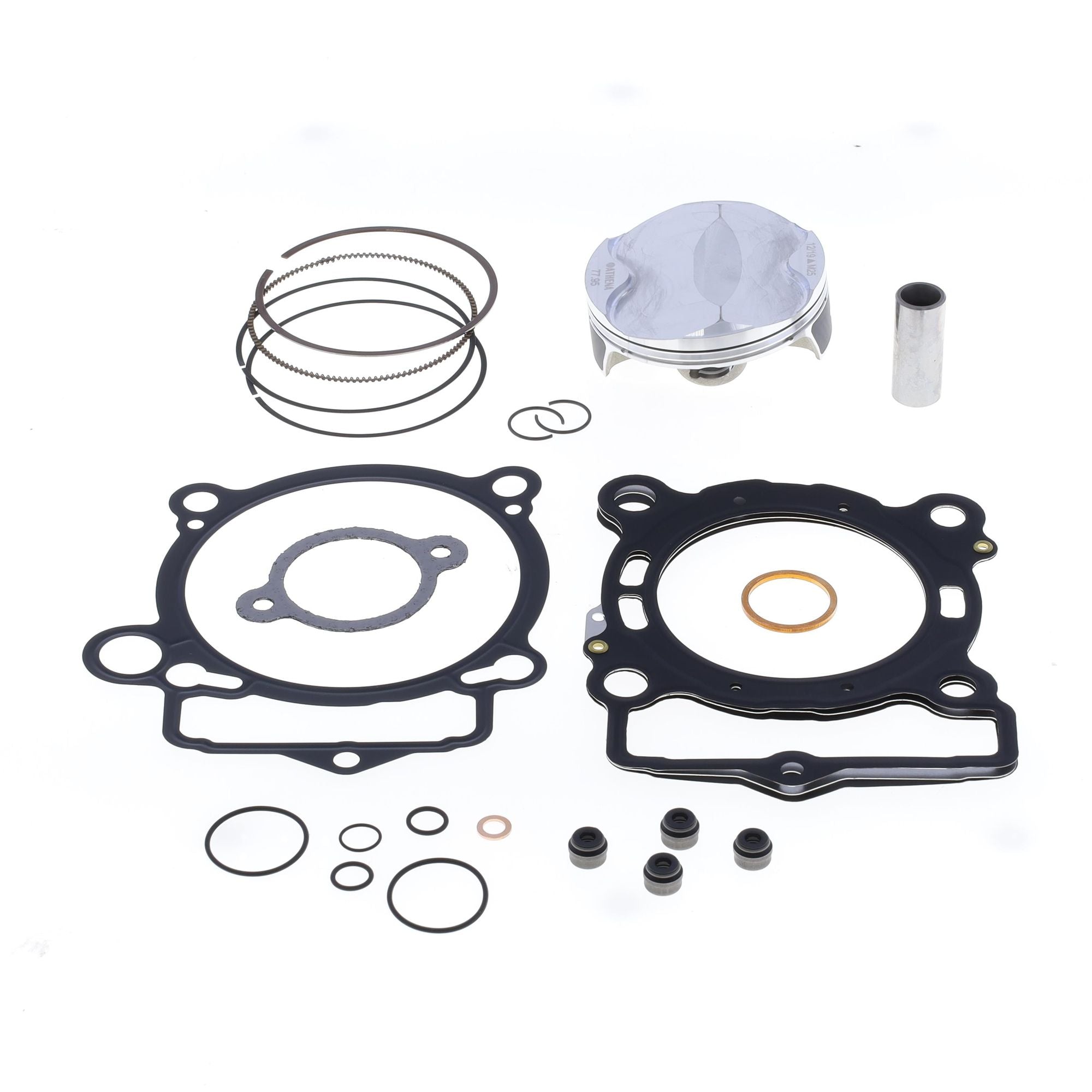 Top End Piston Kit: Forged 4-Stroke Piston Ø 77,97 mm + Top End Gasket Kit-0