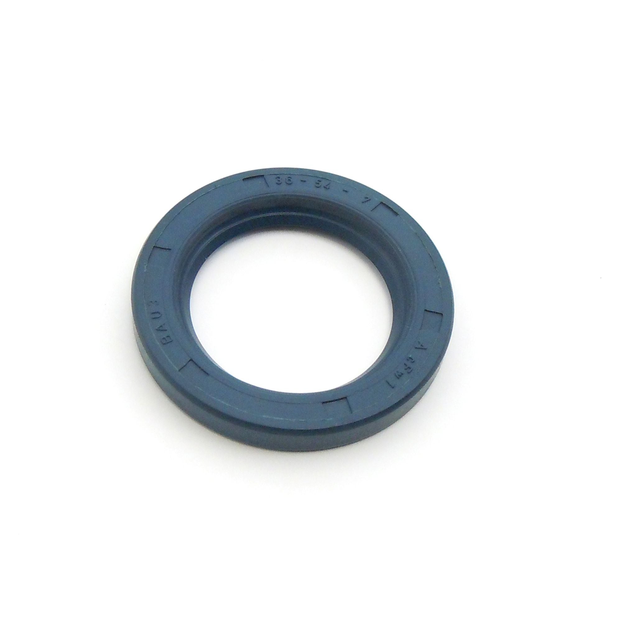 Oil Seal with Rubber Exterior 36x54x7 mm in NBR with one Seal-lip and Spring-0
