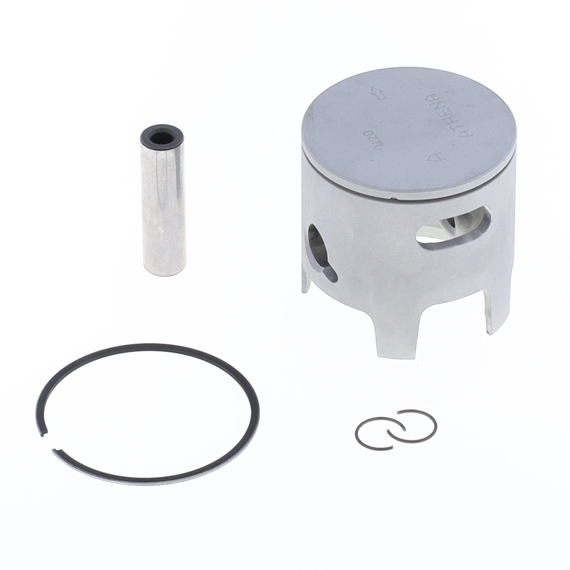2T Flat Head Piston Ø 47,57 mm pin 12 mm for Big Bore Athena cylinder kit-0