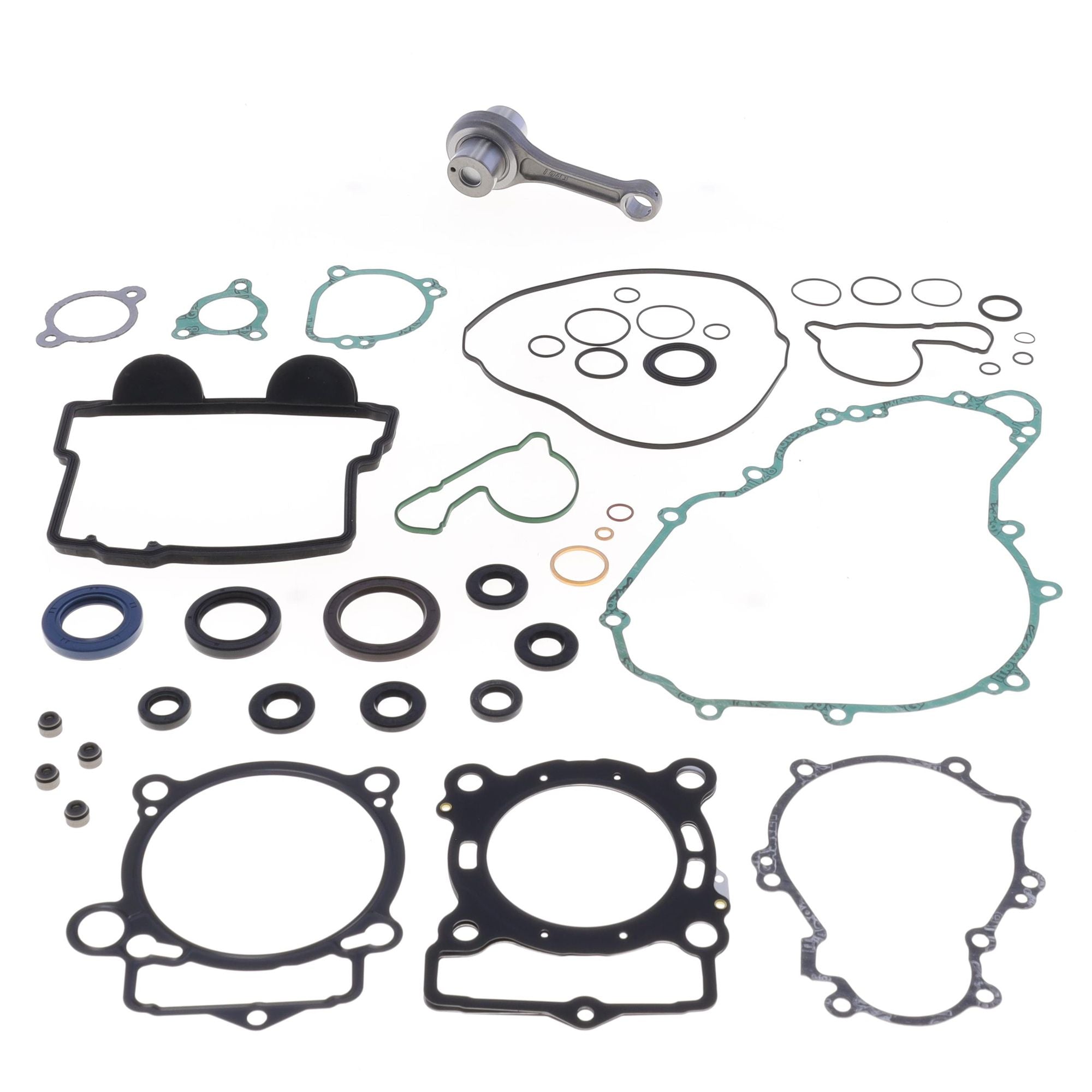 Connecting rod kit with engine gasket kit-0