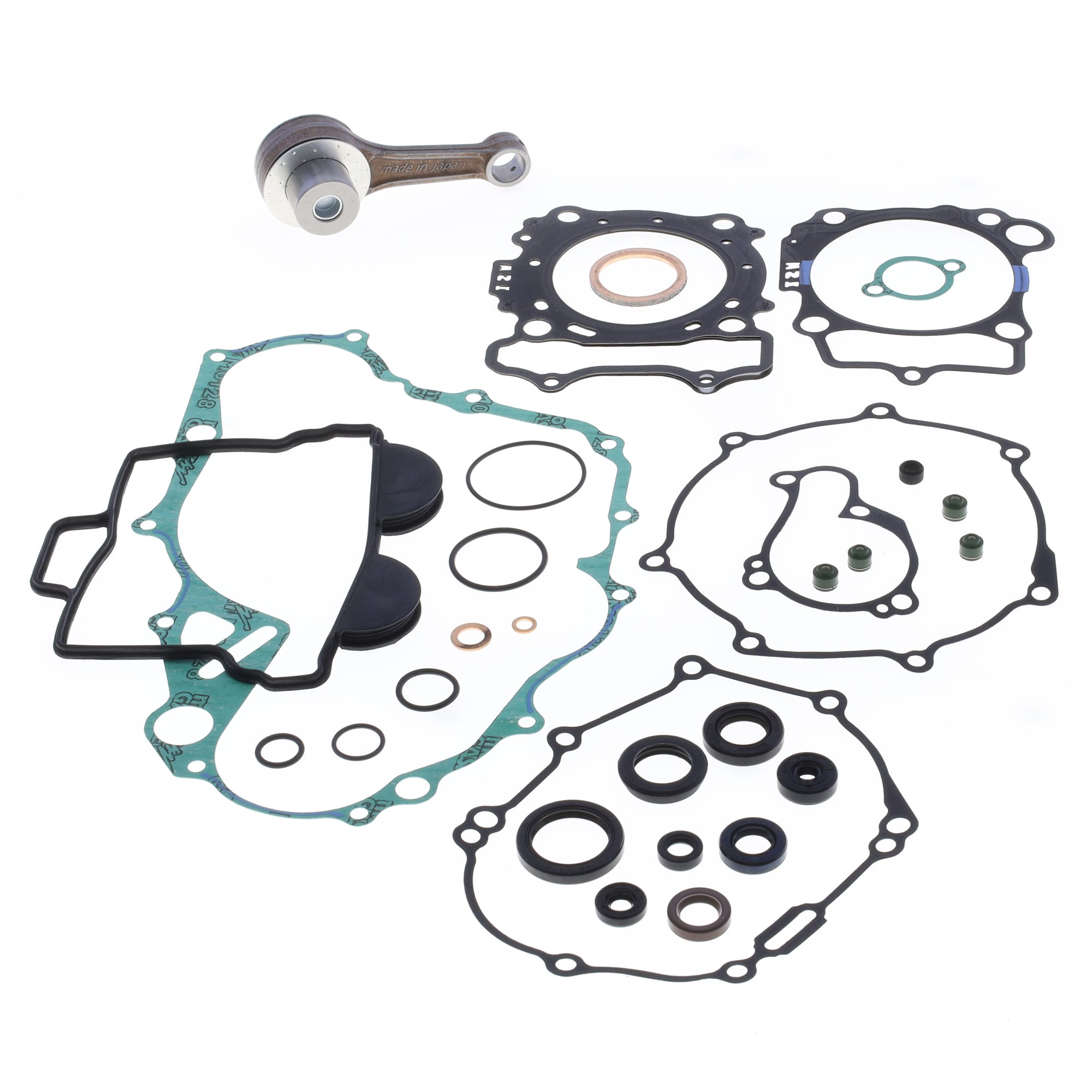 Connecting rod kit with engine gasket kit-0