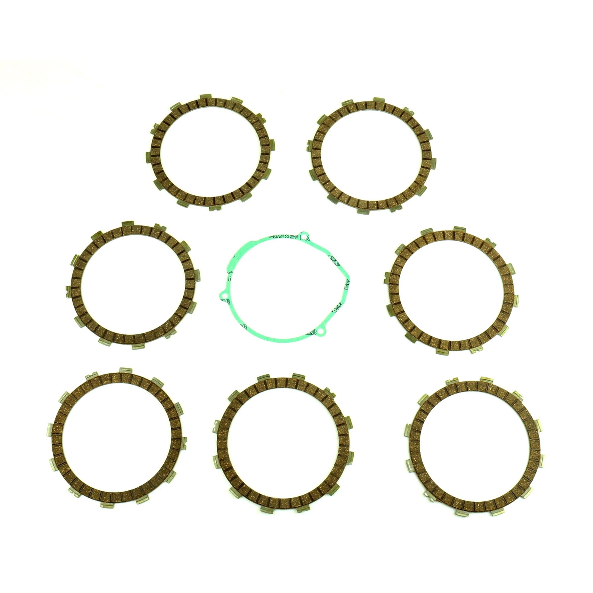 Friction Plates Kit with Clutch Cover Gasket-0
