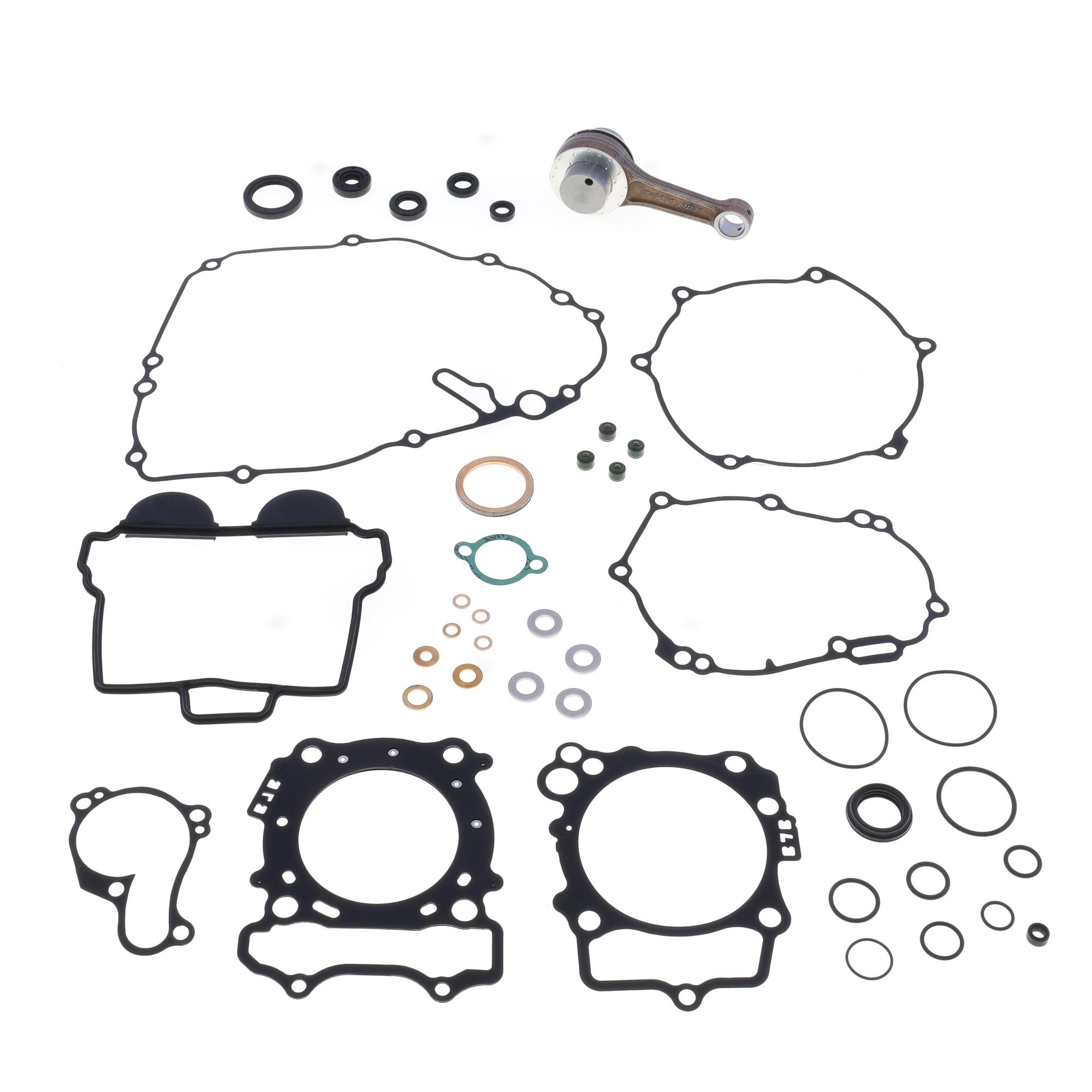 Connecting rod kit with engine gasket kit-0