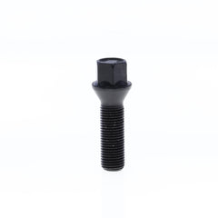 Cone Seat Lug Bolt for wheel spacers M14x1.50x40 SW17 with Black Galvanisation-0
