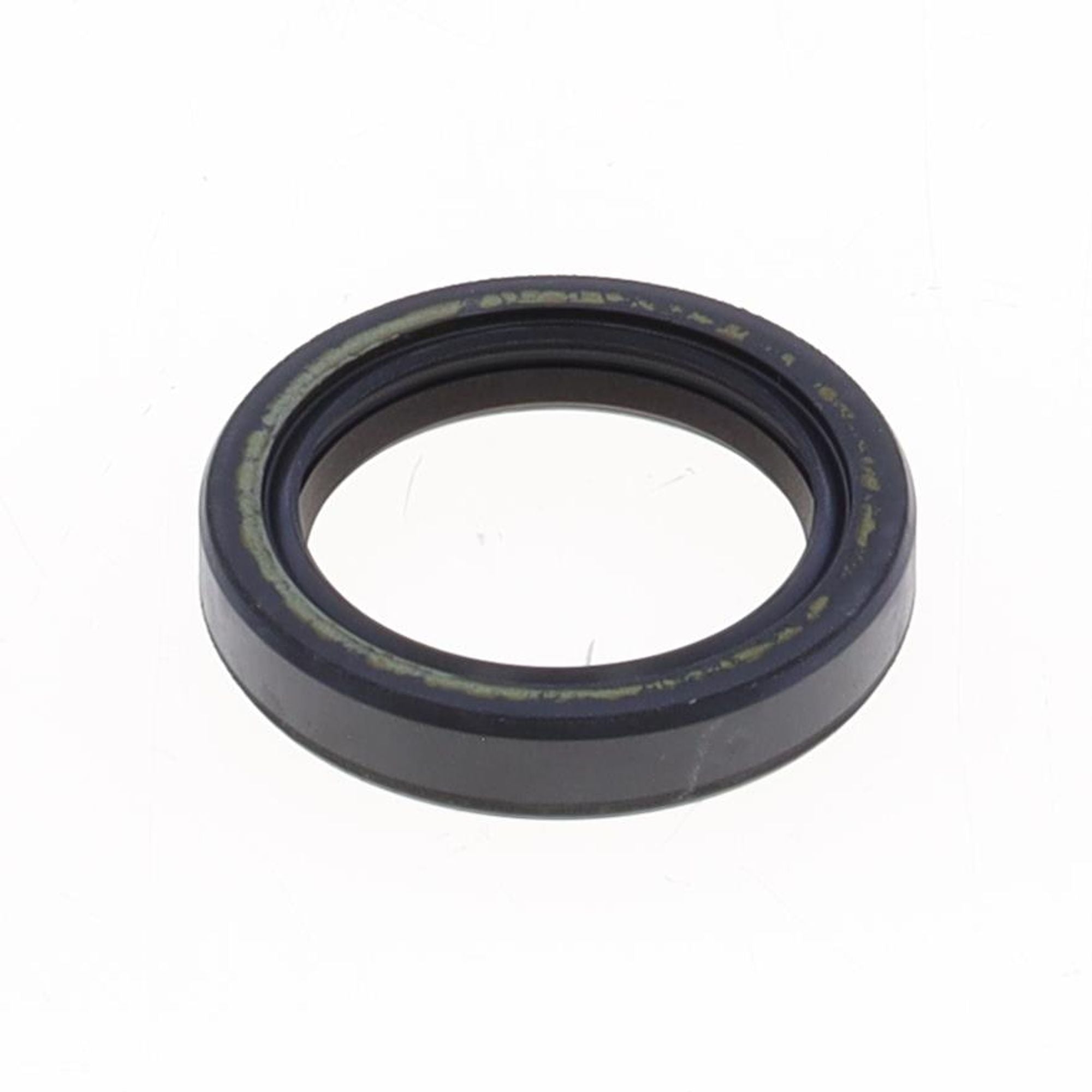 Oil Seal with Rubber Exterior 28x38x7 mm in PTFE with one Teflon Seal-lip, one Dust Lip and Spring-0