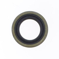 Oil Seal with Metal Exterior 15x24x7 mm in NBR with one Seal-lip, one Dust Lip and Spring-1