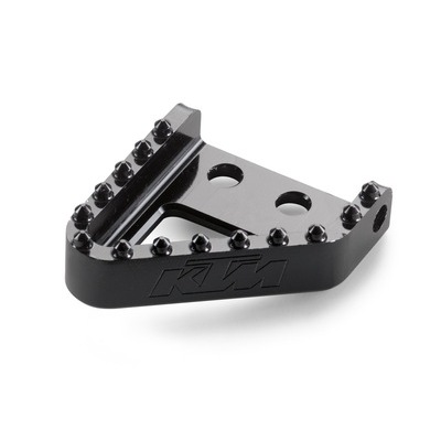 Footbrake lever step plate